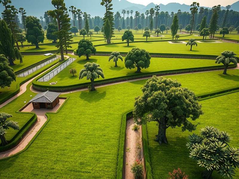 Tea Plantation Pro gameplay screenshot showing tea fields